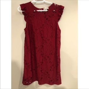 Monteau red dress